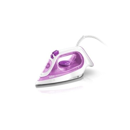 Braun SI3030PU Ferro da Stiro a Vapore, 2300 W, Ceramic, Bianco/Viola