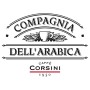 Caffè Corsini Compagnia dell’Arabica, Caffè in Grani Arabica Aromatico e Corposo, Confezione da 1 kg di Chicchi di Caffè To
