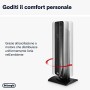 De'Longhi TCH8993ER.BC Termoventilatore Ceramico, Nero, 2400 W, Plastica