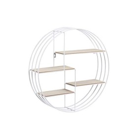 AC Design Furniture Scaffale Nadine, Legno, Bianco, 10 x 45 x 45 cm