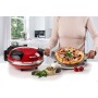 Ariete 909 pizza in 4 minuti, Forno per pizza, 400 gradi, Cuoce in 4’, Piastra in pietra refrattaria 33 cm di diametro, 1200 w