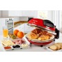 Ariete 909 pizza in 4 minuti, Forno per pizza, 400 gradi, Cuoce in 4’, Piastra in pietra refrattaria 33 cm di diametro, 1200 w