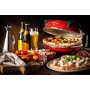 Ariete 909 pizza in 4 minuti, Forno per pizza, 400 gradi, Cuoce in 4’, Piastra in pietra refrattaria 33 cm di diametro, 1200 w