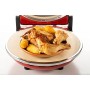 Ariete 909 pizza in 4 minuti, Forno per pizza, 400 gradi, Cuoce in 4’, Piastra in pietra refrattaria 33 cm di diametro, 1200 w