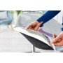 Vileda Total Reflect Telo da Stiro, Copriasse da Stiro Universale, Imbottito, con Elastico, in Tessuto, Grigio, 120–130 x 38-4