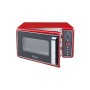 Candy DIVO G25CR Forno a Microonde con funzione Grill, 900W, 25 litri, Piatto rotante in vetro, Ø 27 cm, Colore Rosso