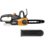 Worx WG322E.9 Elettrosega Sega da Giardino a Batteria 20V Motosega Elettrica da Potatura, Diam. 25 cm - Solo Corpo macchina