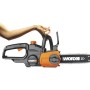 Worx WG322E.9 Elettrosega Sega da Giardino a Batteria 20V Motosega Elettrica da Potatura, Diam. 25 cm - Solo Corpo macchina