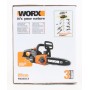 Worx WG322E.9 Elettrosega Sega da Giardino a Batteria 20V Motosega Elettrica da Potatura, Diam. 25 cm - Solo Corpo macchina