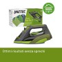 Imetec Eco Perfect ferro da stiro a vapore, risultati ottimi con -35% di consumo di acqua e -25% di consumo energetico, Piastra 