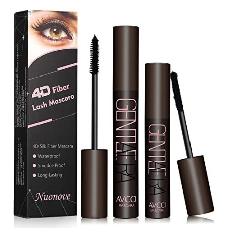 4D Silk Fiber Eyelash Mascara, Mascara Waterproof, Mascara Ciglia Extra Volume, 4D Mascara, 4D Fiber Black Lash Mascara, più lu