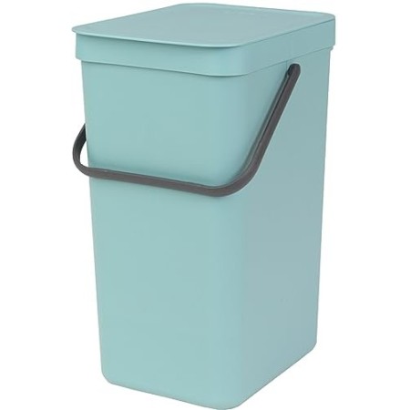 Brabantia Sort & Go Pattumiera, Verde (Mint), 16 litri