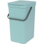 Brabantia Sort & Go Pattumiera, Verde (Mint), 16 litri