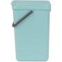 Brabantia Sort & Go Pattumiera, Verde (Mint), 16 litri