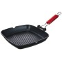 Lagostina Linea Rossa Grill, Alluminio Antiaderente, Nero, 28 cm