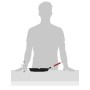 Lagostina Linea Rossa Grill, Alluminio Antiaderente, Nero, 28 cm