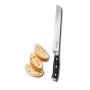 Lagostina Coltello Pane forgiato, Nero e Acciaio