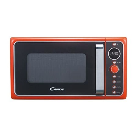 Candy DIVO G25CO Forno a Microonde con funzione Grill, 900W, 25 litri, Piatto rotante in vetro, Ø 27 cm, Colore Arancio