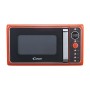 Candy DIVO G25CO Forno a Microonde con funzione Grill, 900W, 25 litri, Piatto rotante in vetro, Ø 27 cm, Colore Arancio