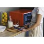 Candy DIVO G25CO Forno a Microonde con funzione Grill, 900W, 25 litri, Piatto rotante in vetro, Ø 27 cm, Colore Arancio