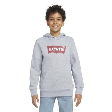 Levi's Kids Lvb Batwing Screenprint Hoodie Maglione Bambino Grey Heather 14 anni