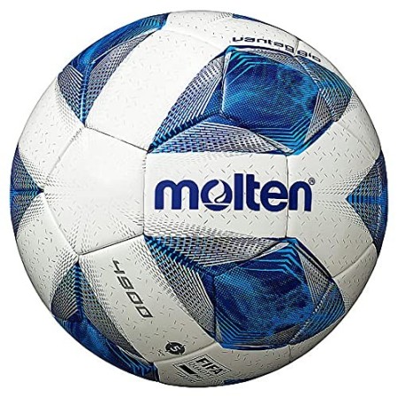 Molten F5A4900 - Palla da gara, 5 pezzi, colore: Bianco/Blu/Argento