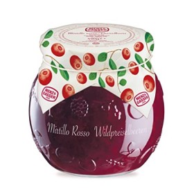 MENZ&GASSER Edel Confettura Extra Di Mirtilli Rossi 55%, Con Frutta Di Alta Qualità, 1 Vaso X G, Mirtillo, 590 Grammo