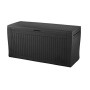 Keter Baule Comfy in Resina da 270 L, Colore Grafite, 116.7 x 54.6 x 8.6 cm