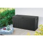 Keter Baule Comfy in Resina da 270 L, Colore Grafite, 116.7 x 54.6 x 8.6 cm