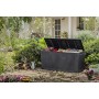 Keter Baule Comfy in Resina da 270 L, Colore Grafite, 116.7 x 54.6 x 8.6 cm