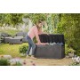 Keter Baule Comfy in Resina da 270 L, Colore Grafite, 116.7 x 54.6 x 8.6 cm