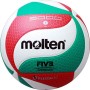 Molten - V5M5000, Pallone da pallavolo, colore: Bianco/Verde/Rosso