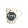 H&H Enjoy Set 6 Tazze Mug, Porcellana, Multicolore, 350 ml