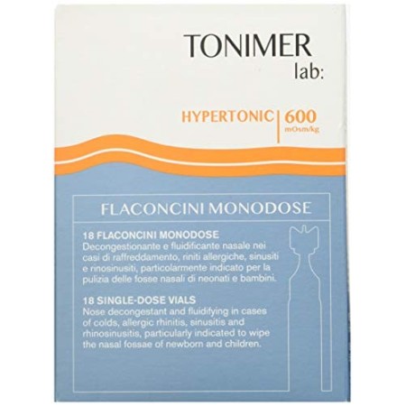 Tonimer Soluzione Ipertonica - 18 flaconcini monodose da 5 ml