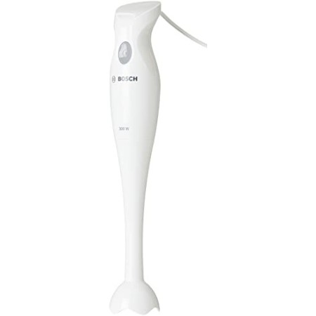 Bosch MSM6B150 Mixer a Immersione, 300 W, 1 Liter, 1 Decibel, Plastica, Bianco