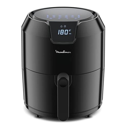 Moulinex EZ4018 Easy Fry Deluxe, Friggitrice ad Aria Senza Olio, 8 Modalità Preimpostate, Capacità XL fino a 6 Persone, 80° a