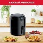 Moulinex EZ4018 Easy Fry Deluxe, Friggitrice ad Aria Senza Olio, 8 Modalità Preimpostate, Capacità XL fino a 6 Persone, 80° a