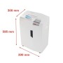 HSM shredstar X13 1057121 Distruggidocumenti da 4x37 mm, Bianco argento, taglio a frammenti
