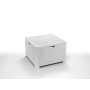 Bica 9073 Set Nebraska Salottino 2 Posti, Bianco, 155 x 150 x 79 cm