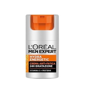 L'Oréal Paris Men Expert Crema Viso Uomo Hydra Energetic, Crema Idratante con Estratto di Guaranà e Vitamina C, 50 ml, Confezi