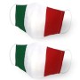Kanguru Green Mask, set 2 pezzi, mascherina facciale, 100% cotone, lavabile, riutilizzabile, per adulto