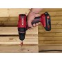 Einhell 4513846 Avvitatore TC-CD 18-2 Li (1 Batteria agli Ioni di Litio, 1,5 Ah, 2 velocità, 38 NM, Luce LED), 18 V, Rosso, Ner