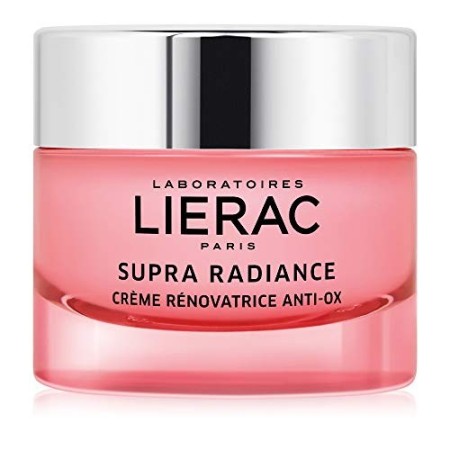 Lierac Supra Radiance Crema Viso Antirughe Illuminante con Acido Ialuronico, Pelle da Normale a Secca, Formato da 50 ml