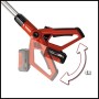 Einhell Tagliasiepi Telescopico a Batteria GE-HH 18/45 Li T-Solo (impugnatura principale inclinabile, senza batteria e caricabat