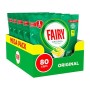 Fairy Original Tutto in Uno Limone, 80 Capsule, Pastiglie per Lavastoviglie, Efficaci Anche sul Grasso Incrostato