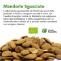 CiboCrudo Mandorle Sgusciate Biologiche di Sicilia –1500gr – Frutta Secca Bio Cruda, Mandorle non Tostate ed Essiccate Delic