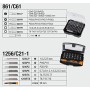 Beta Tools Beta 2056E/I-20 Attrezzi, Valigia Porta Utensili, giraviti, combinate, Bussola, Set Chiavi esagonali