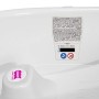 OKBABY Onda - Vaschetta dal Design Ergonomico per il Bagnetto del Neonato 0-12 Mesi - Bianco
