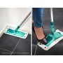 Leifheit Clean Twist M micro duo Panno Mop in Microfibra, Ricambio Panno Lavapavimenti con Setole Speciali Ottimo per Pavimenti 