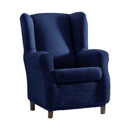 Eysa F817083 Aquiles Copripoltrona Elastico, Poliestere-Cotone, Blu, 37x29x5 cm